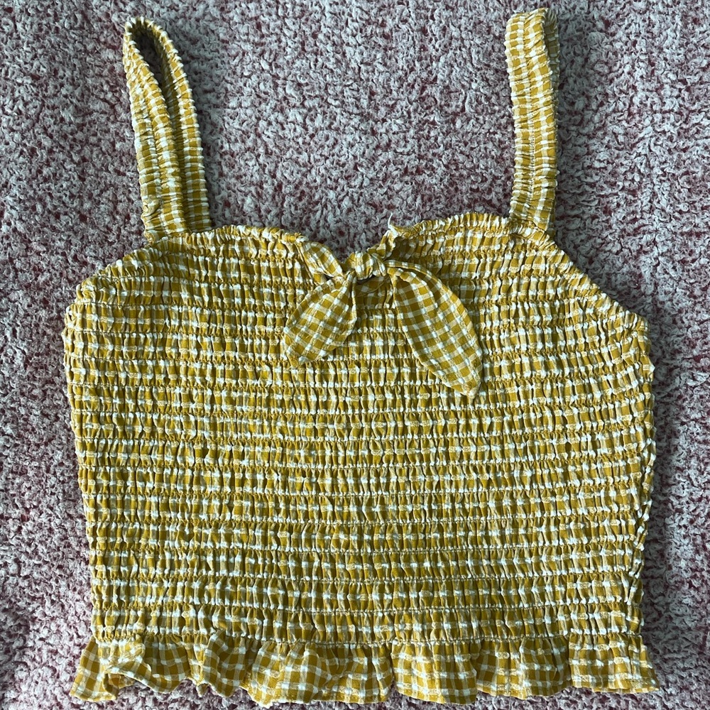Checkered tank top